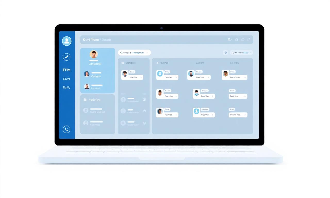 Voorbeeld van een eenvoudig CRM dashboard